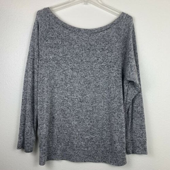 Pink Berry Heather Gray Medium Cat Pilot Steam Punk Long Sleeve Knit Shirt - Picture 2 of 6